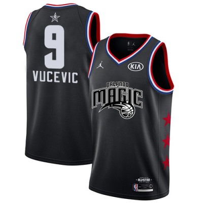 Nike Orlando Magic #9 Nikola Vucevic Black Youth NBA Jordan Swingman 2019 All-Star Game Jersey